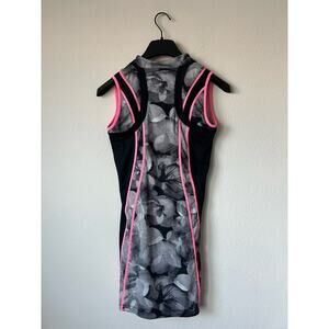 Tail White Label Women’s Golf Dress Black Floral Pockets